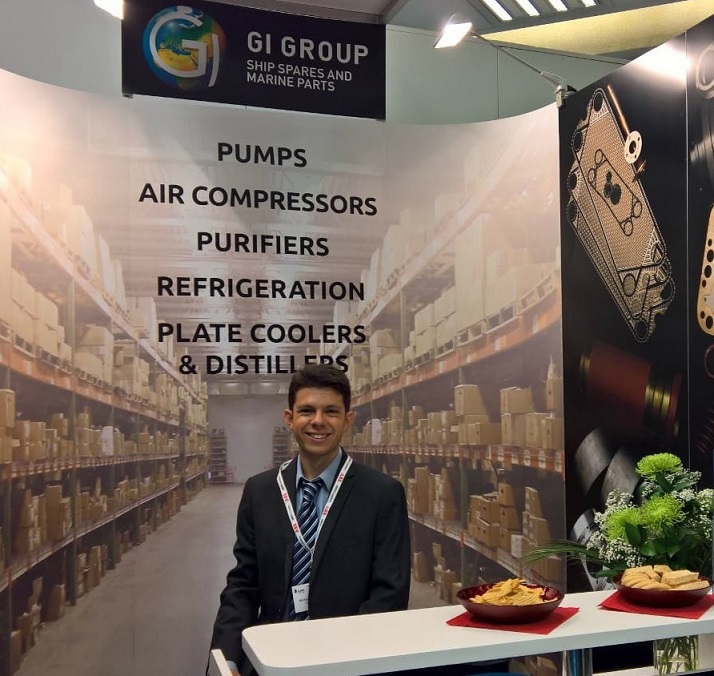 An Exhibition Stand for The GI Group at an IMPA event
